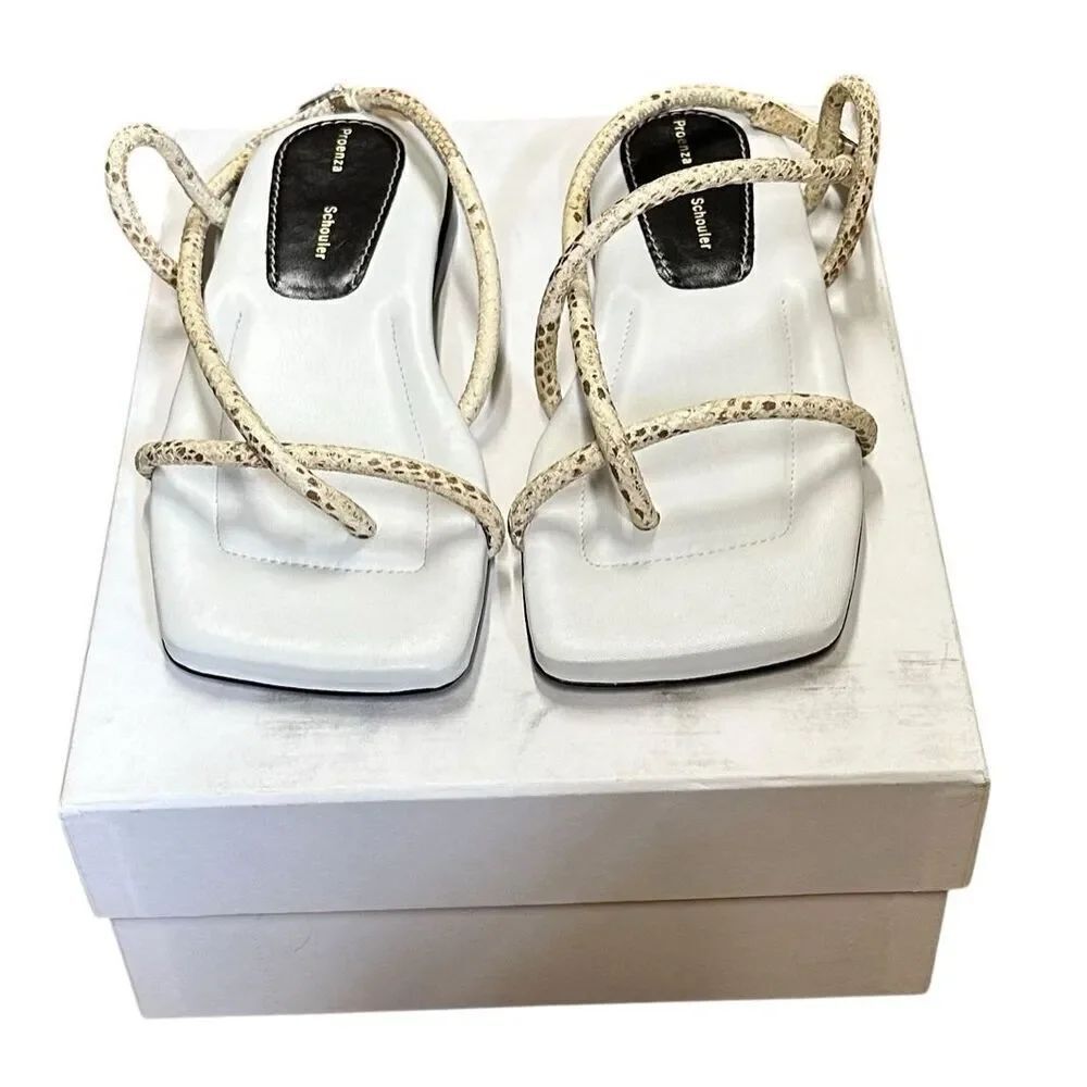 Proenza Schouler Square Toe Strappy Sandal NWB Size 36/6